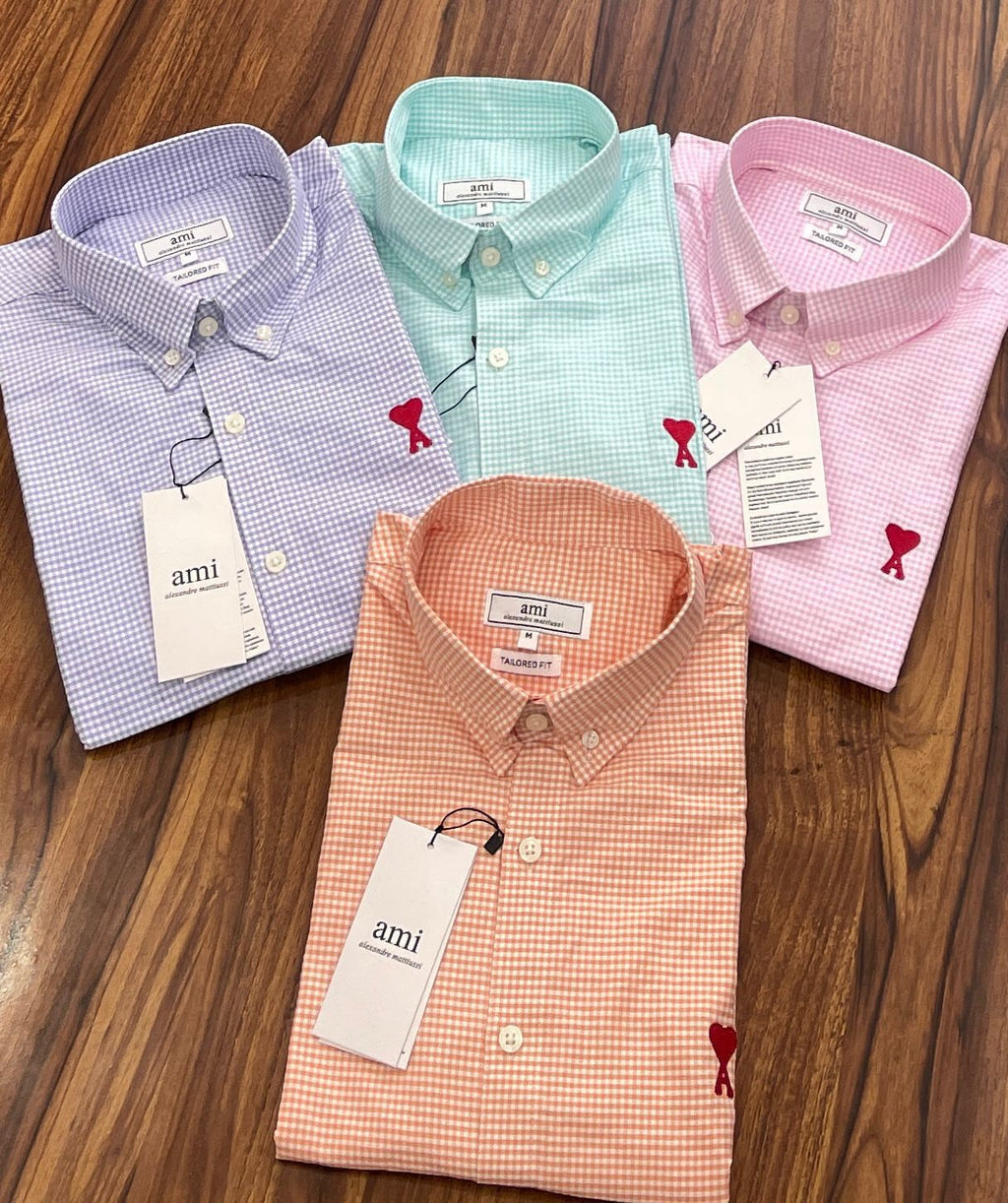 Exclusive *Ami Paris*  Premium Classic Shirts